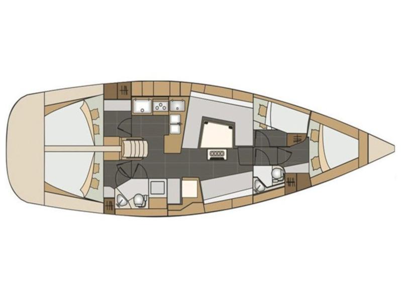 Book yachts online - sailboat - Elan Impression 45 - Rigel (Electric Heads, Inverter) - rent