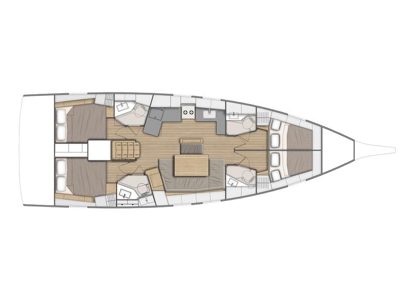 Book yachts online - sailboat - Oceanis 46.1 - Amalthia - rent