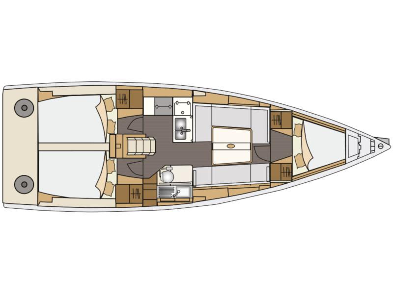 Book yachts online - sailboat - Elan E4 - Dolphin - rent