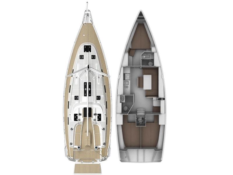 Book yachts online - sailboat - Bavaria 40 Cruiser S - B 52 - rent