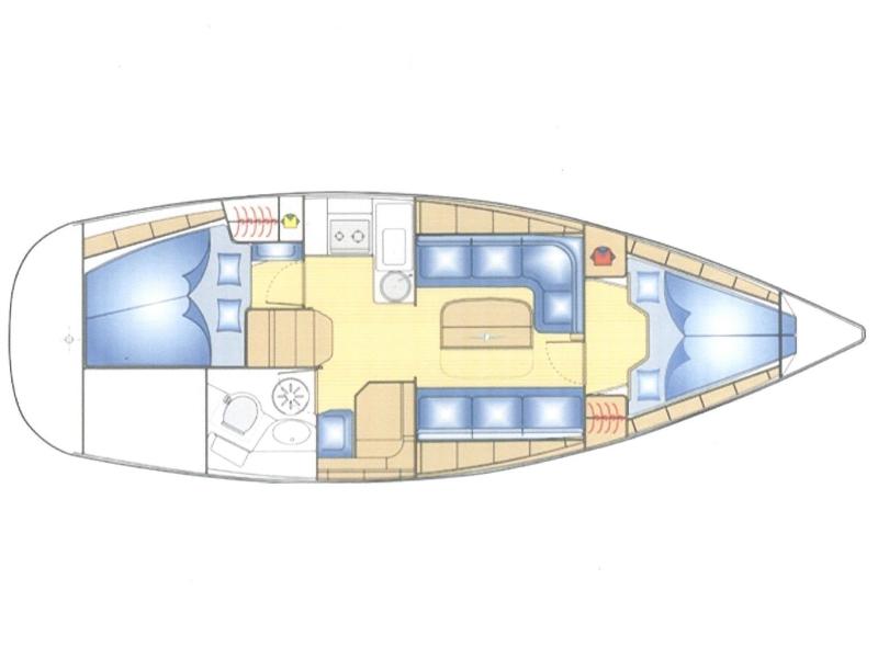 Book yachts online - sailboat - Bavaria 33 Cruiser - Konstantinos - rent