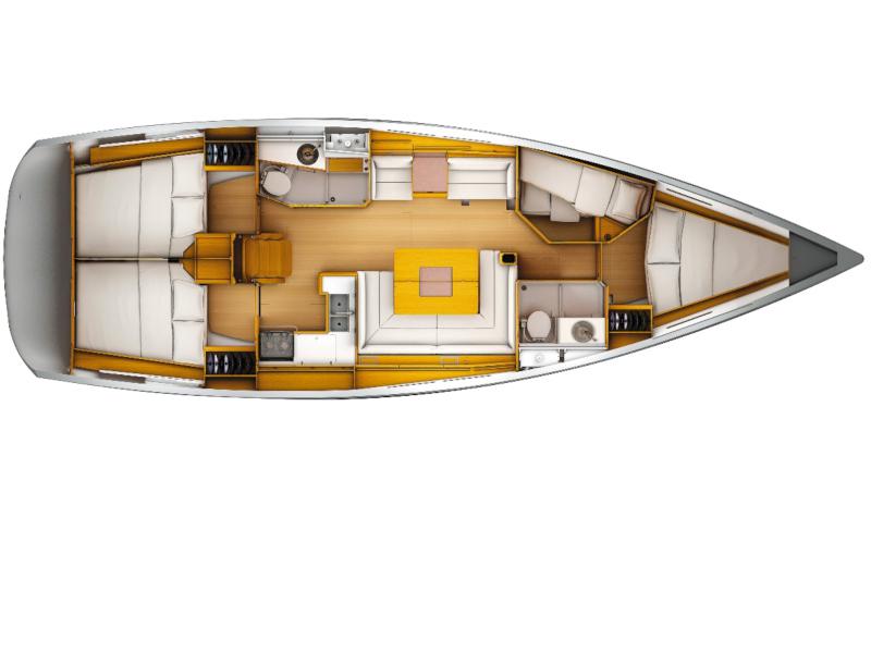 Book yachts online - sailboat - Sun Odyssey 439 - Amerigo - rent