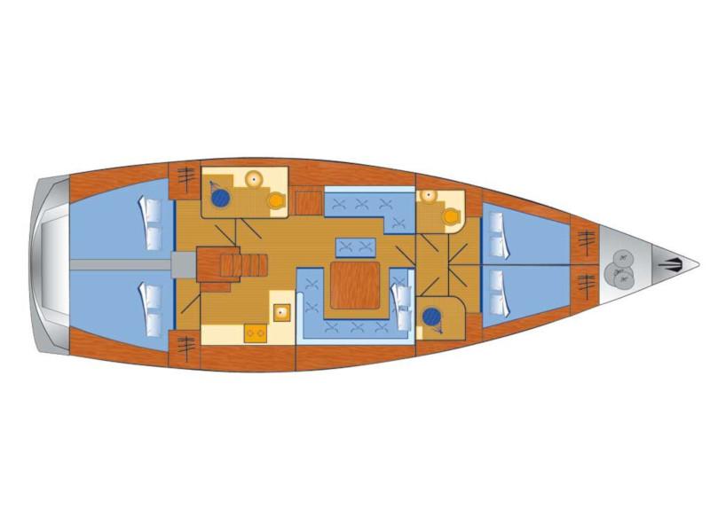 Book yachts online - sailboat - Hanse 455 - Gabriel I - rent