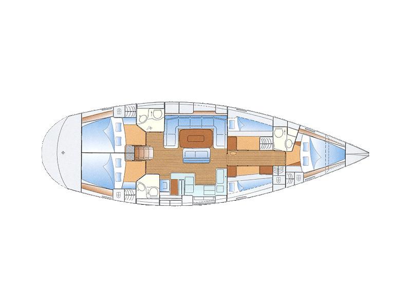 Book yachts online - sailboat - Bavaria Cruiser 50 - Tessan - rent