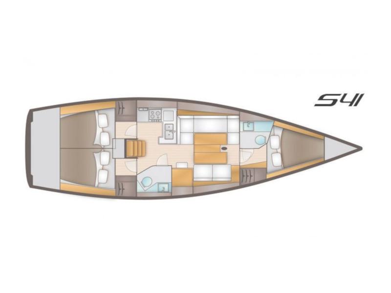 Book yachts online - sailboat - Salona 41 - Sol Et Velo - rent