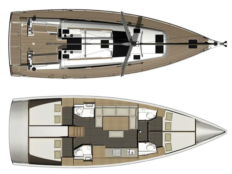 Book yachts online - sailboat - Dufour 460 Grand Large - Vaiana - rent
