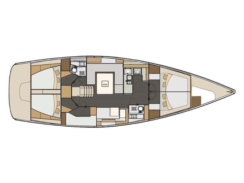 Book yachts online - sailboat - Elan 50 Impression - WIZARD - rent