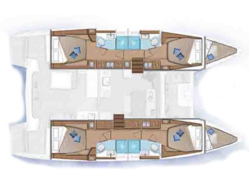 Book yachts online - catamaran - Lagoon 46 - Sol Griso - rent