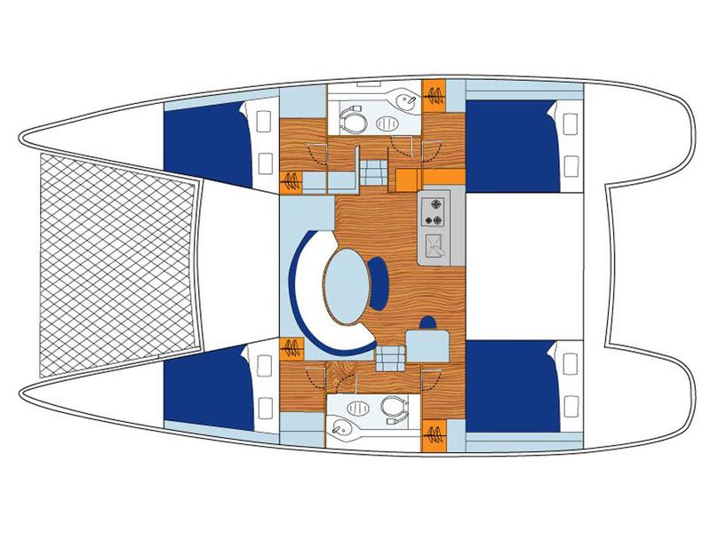 Book yachts online - catamaran - Lagoon 380 - Thalassaki - rent