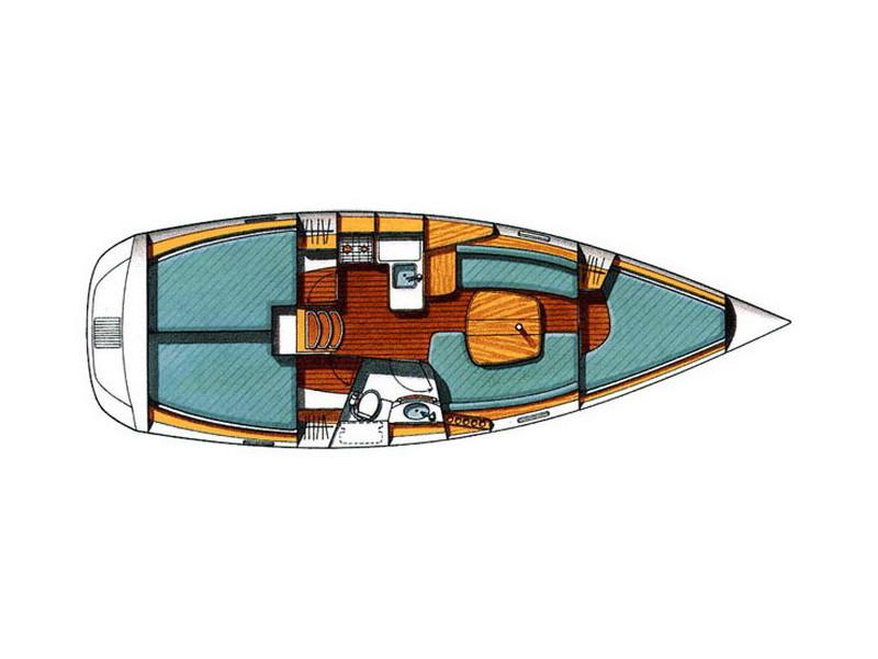 Book yachts online - sailboat - Oceanis 331 - Evageo - rent
