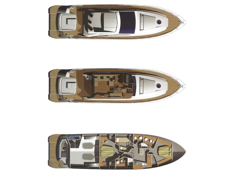 Book yachts online - motorboat - Aicon 62 SL - Bonheur - rent