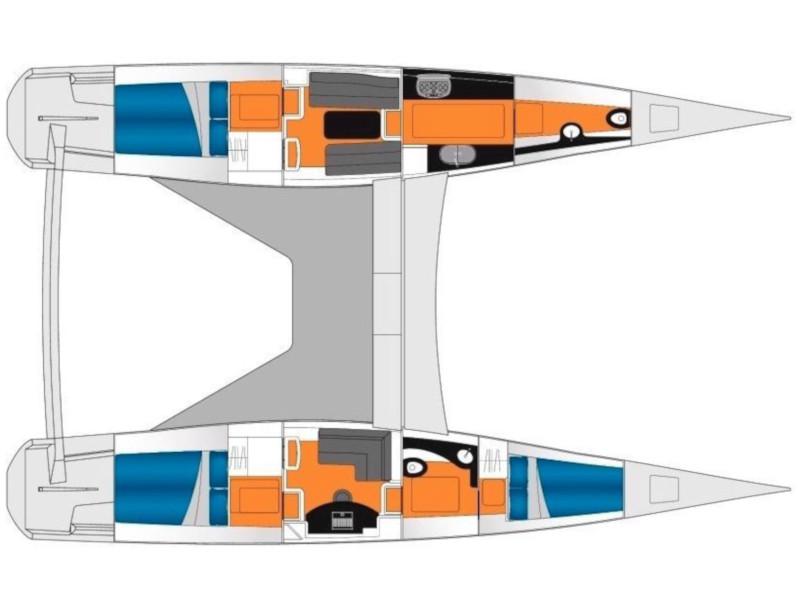 Book yachts online - catamaran - SIG 45 - No name - rent
