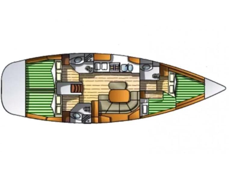 Book yachts online - sailboat - Oceanis 473 - Grace - rent