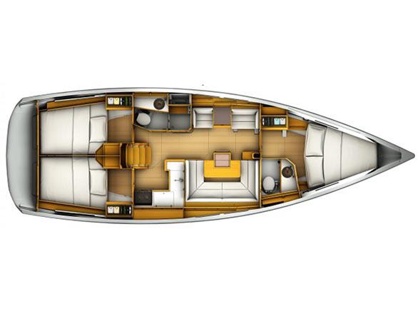 Book yachts online - sailboat - Sun Odyssey 409 - Oreia - rent