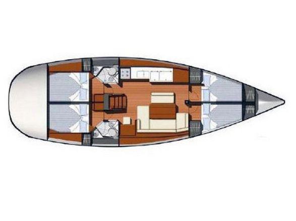 Book yachts online - sailboat - Sun Odyssey 44 i - Alcor - rent