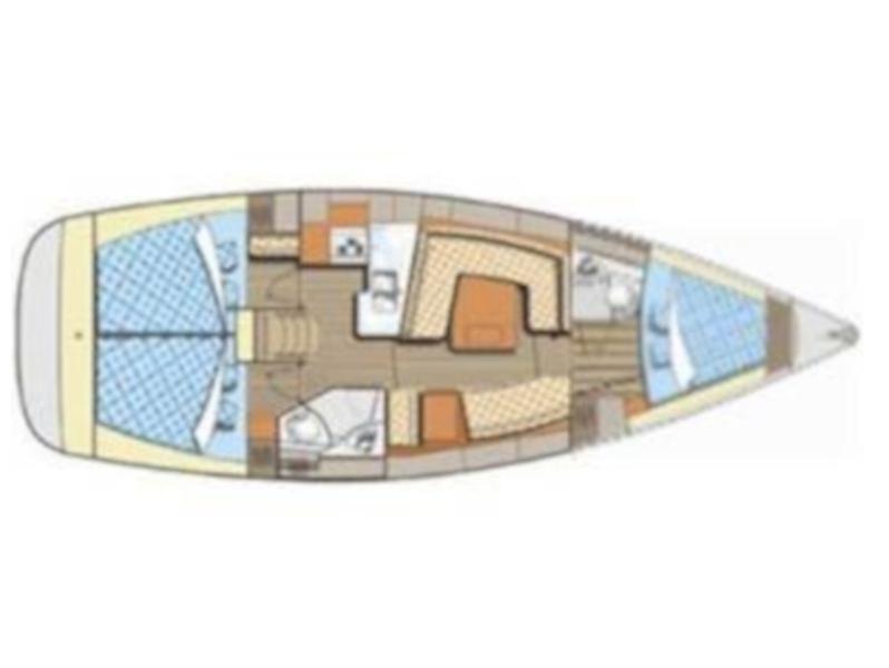 Book yachts online - sailboat - Elan 384 Impression - Kanani - rent