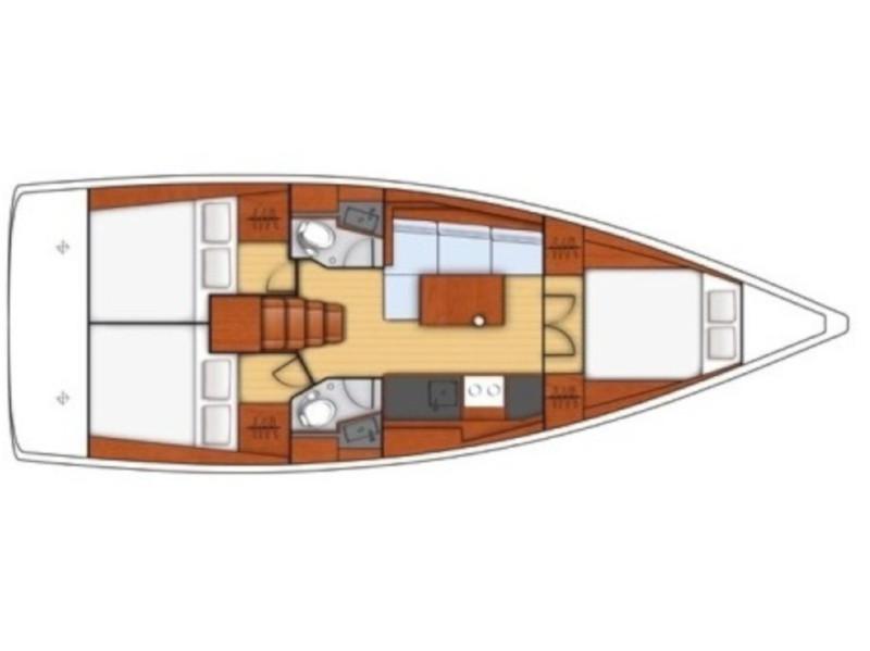 Book yachts online - sailboat - Oceanis 38.1 - Eleven - rent