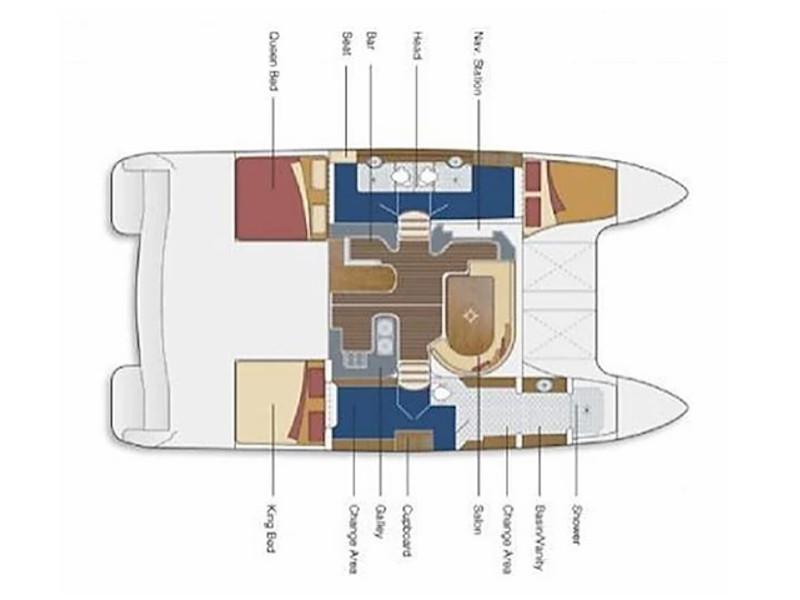 Book yachts online - powercatamaran - Afri-Cat 420 - Suzy Q - rent
