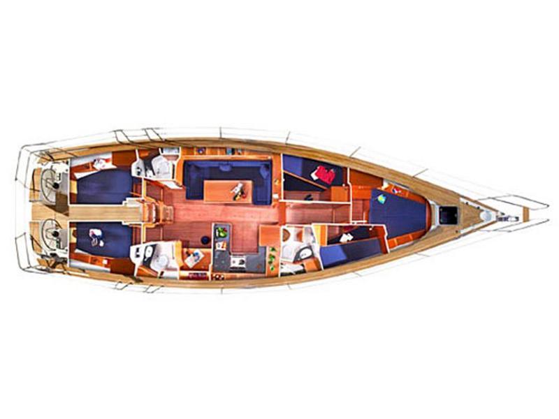 Book yachts online - sailboat - Bavaria 51 Cruiser - Sea You - rent