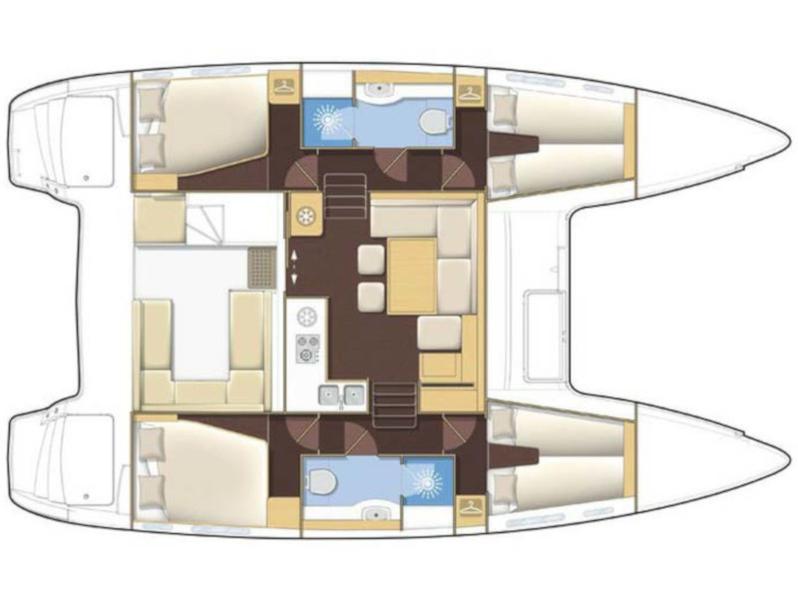 Book yachts online - catamaran - Lagoon 400 - Nusa - rent