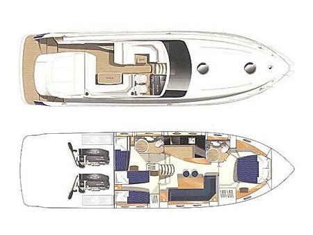 Book yachts online - motorboat - Princess V53 - Princess - rent