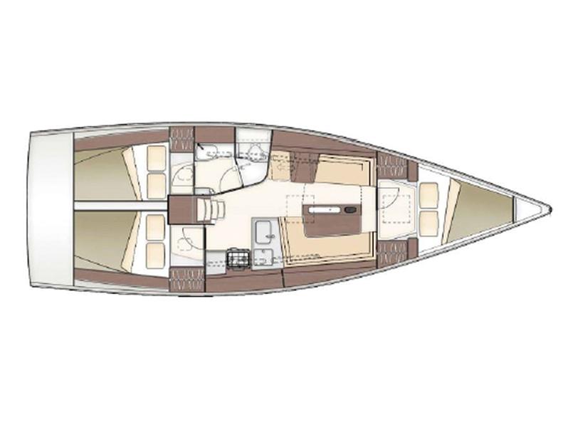 Book yachts online - sailboat - Dehler 38 - Eo-Lien - rent