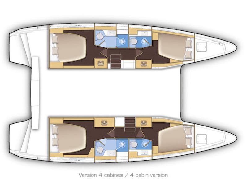 Book yachts online - catamaran - Lagoon 42 - Balute - rent