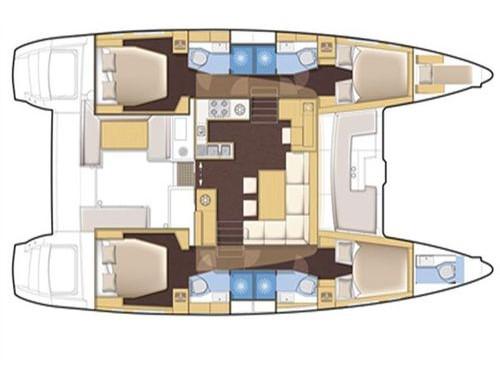 Book yachts online - catamaran - Lagoon 450 - MH 33 - rent
