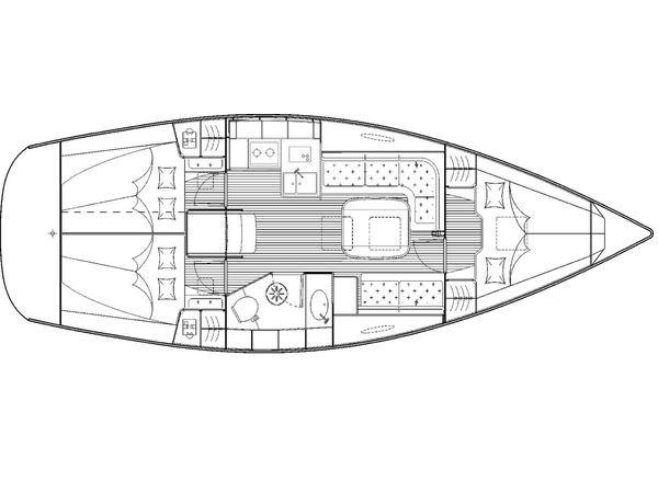 Book yachts online - sailboat - Bavaria 35 C - MH 25 - rent