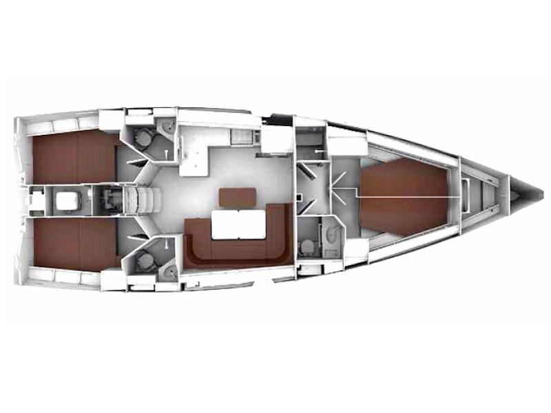Book yachts online - sailboat - Bavaria Cruiser 46 Style - MARLIN - rent