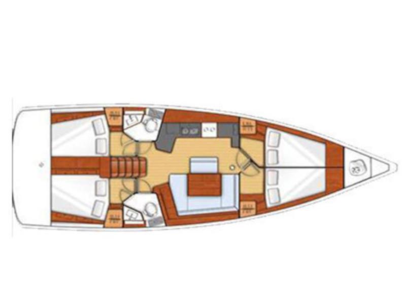 Book yachts online - sailboat - Oceanis 45 - Theagenis - rent