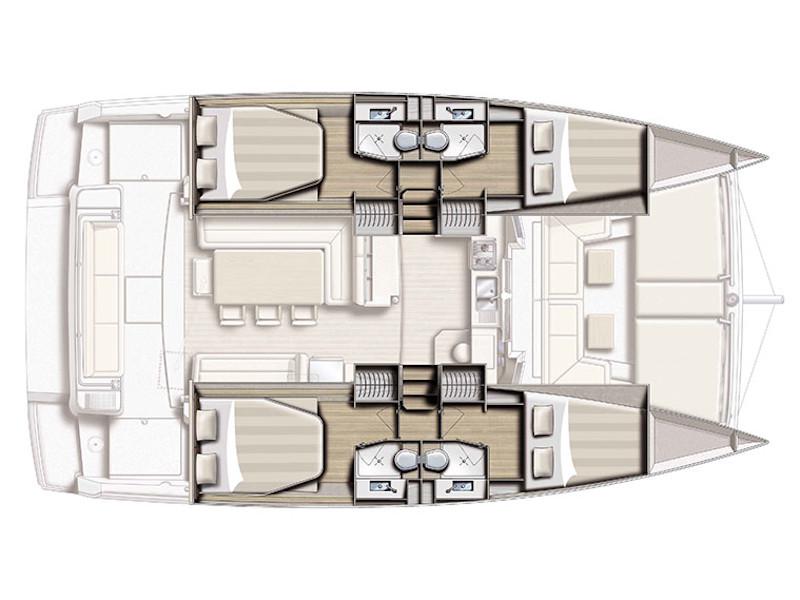 Book yachts online - catamaran - Bali 4.1 - Nolima - rent