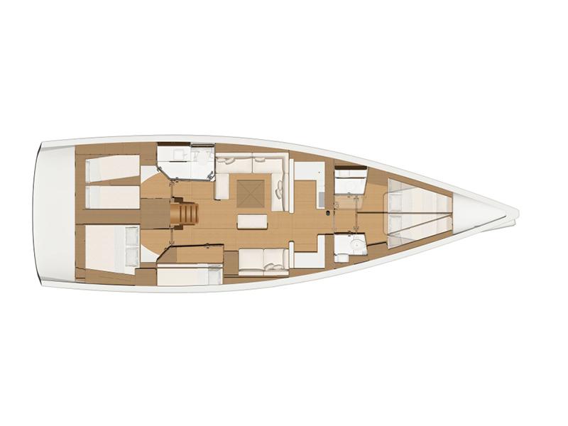 Book yachts online - sailboat - Dufour 520 Grand Large - Maestoso - rent