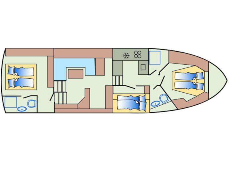 Book yachts online - motorboat - Yaretti 1570 Heck - Grazia - rent