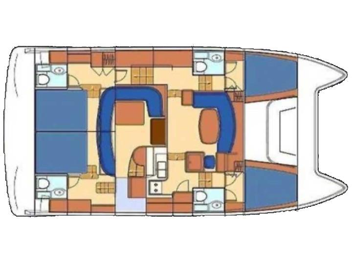 Book yachts online - powercatamaran - Lagoon Powercat 43 - Perseus 1 - rent