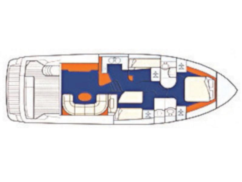 Book yachts online - motorboat - Princess 480 - Carpe Diem  - rent