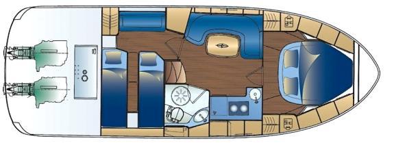 Book yachts online - motorboat - Bavaria 33 Sport - Yamila - rent