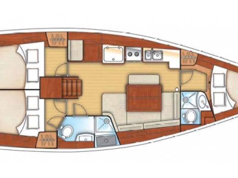 Book yachts online - sailboat - Oceanis 40 - Marie-Andrea - rent