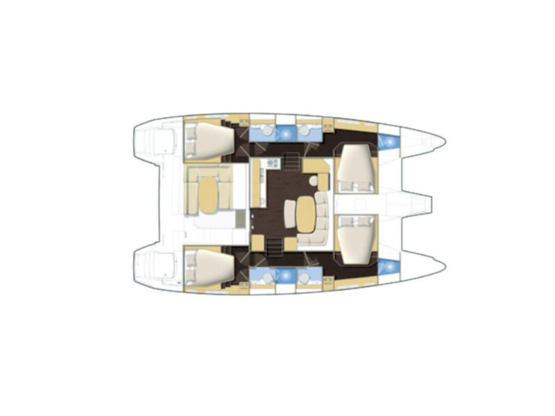 Book yachts online - catamaran - Lagoon 421 - Marielle - rent