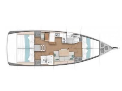 Book yachts online - sailboat - Sun Odyssey 440 - Malala - rent