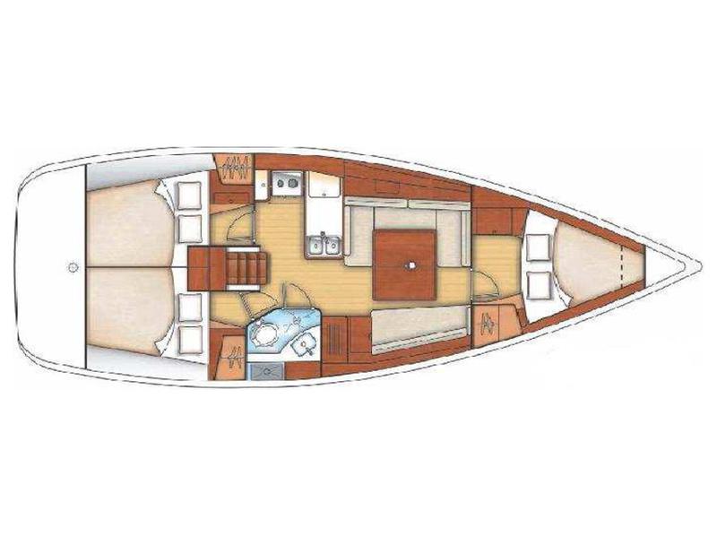 Book yachts online - sailboat - Oceanis 37 - Cinzia - rent