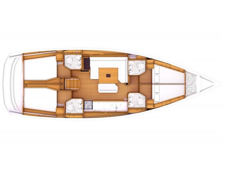 Book yachts online - sailboat - Sun Odyssey 479 - Azzurra -  Solar Panel - rent