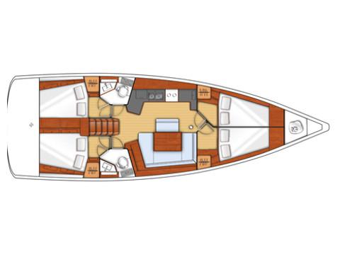 Book yachts online - sailboat - Oceanis 45 - Luna Piena - rent