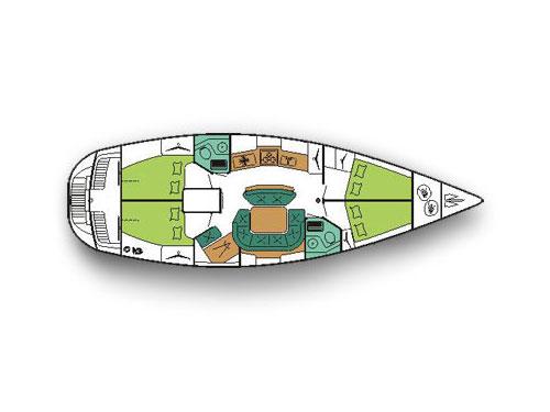 Book yachts online - sailboat - Sun Odyssey 45.1 - Andrea  - rent