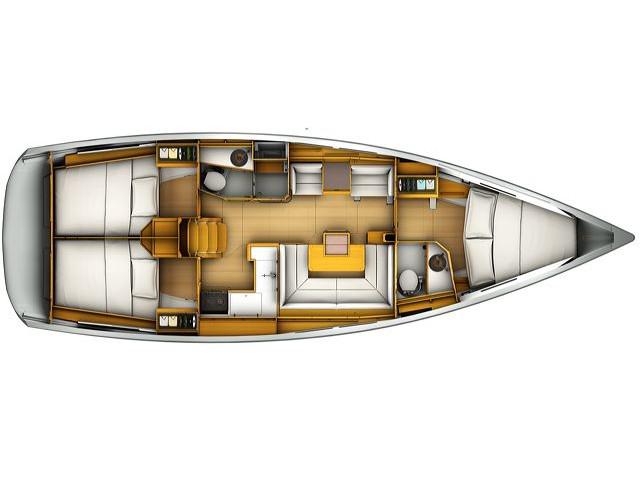 Book yachts online - sailboat - Sun Odyssey 419 - Kandur II  - rent