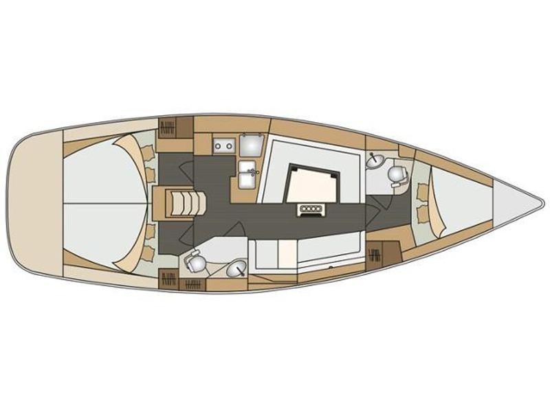 Book yachts online - sailboat - Elan 40 Impression - with AC - Val - AC - rent