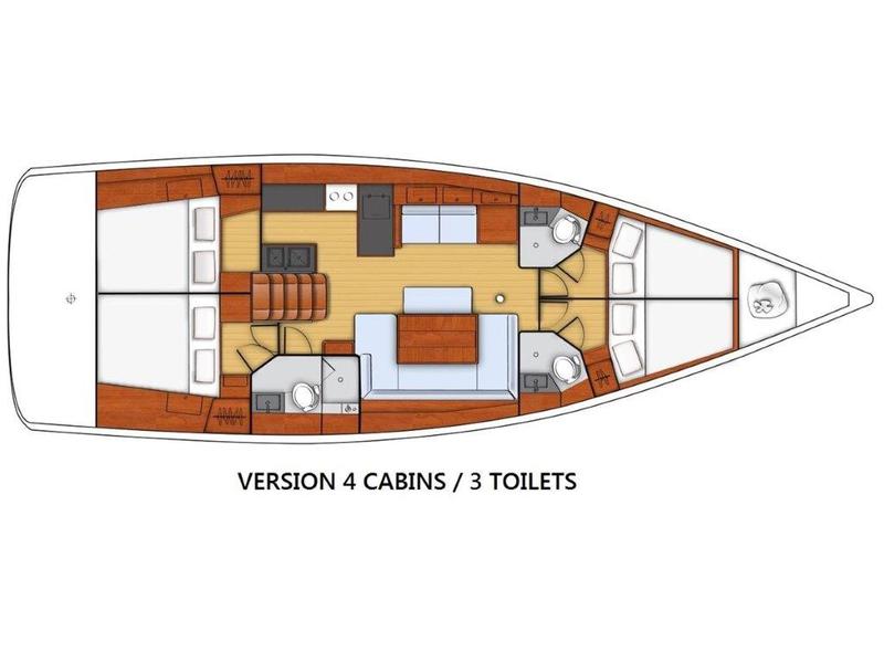 Book yachts online - sailboat - Oceanis 48 - XANTIPA - rent