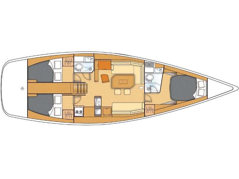 Book yachts online - sailboat - Beneteau First 45 - XENA - rent