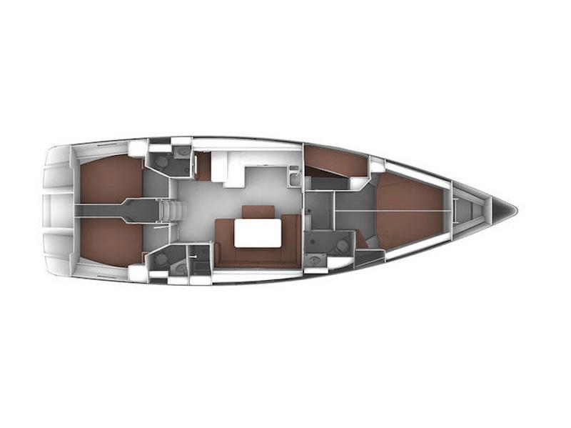 Book yachts online - sailboat - Bavaria  Cruiser 51 - Mediterranea - rent