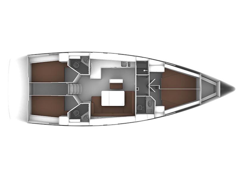 Book yachts online - sailboat - Bavaria Cruiser 46 - Tuerredda - rent